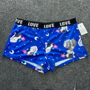 💝 Mentally Exhausted Fleece Pajama Shorts (1707)